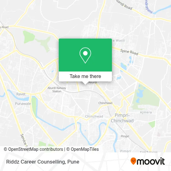 Riddz Career Counselling map