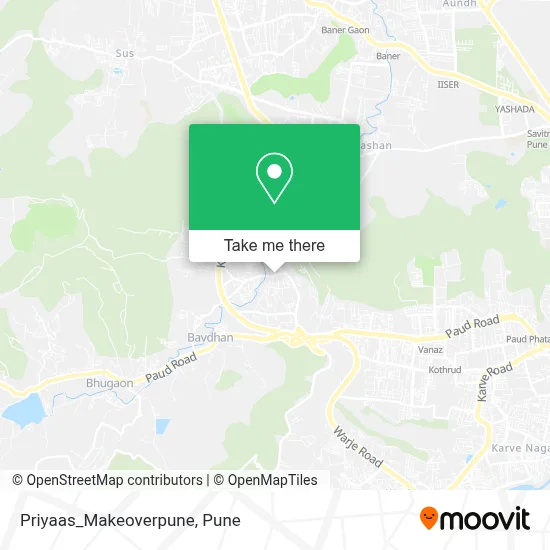 Priyaas_Makeoverpune map