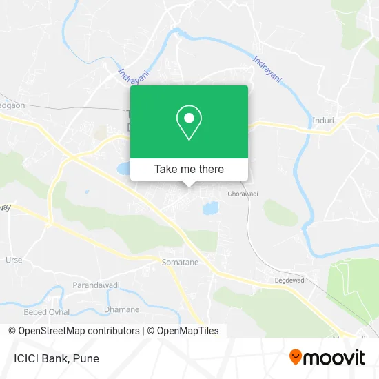 ICICI Bank map