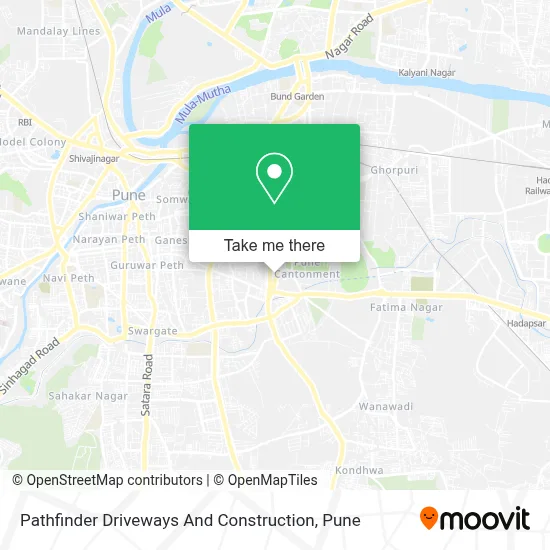 Pathfinder Driveways And Construction map