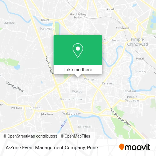 A-Zone Event Management Company map