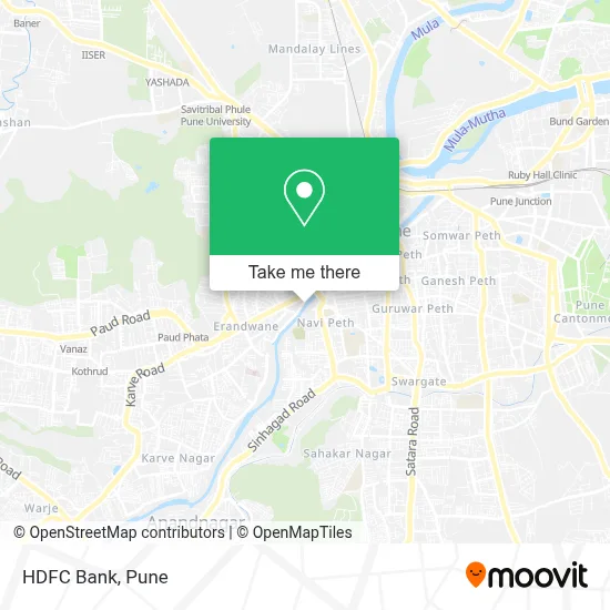 HDFC Bank map
