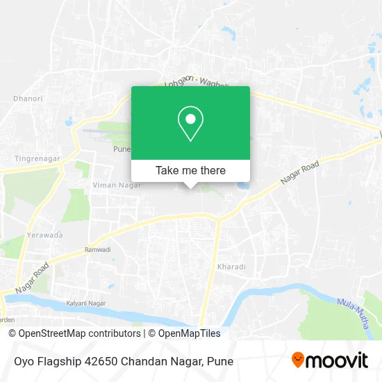 Oyo Flagship 42650 Chandan Nagar map