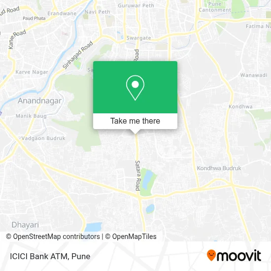 ICICI Bank Atm map