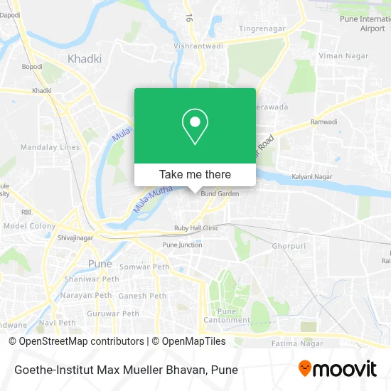 Goethe-Institut Max Mueller Bhavan map
