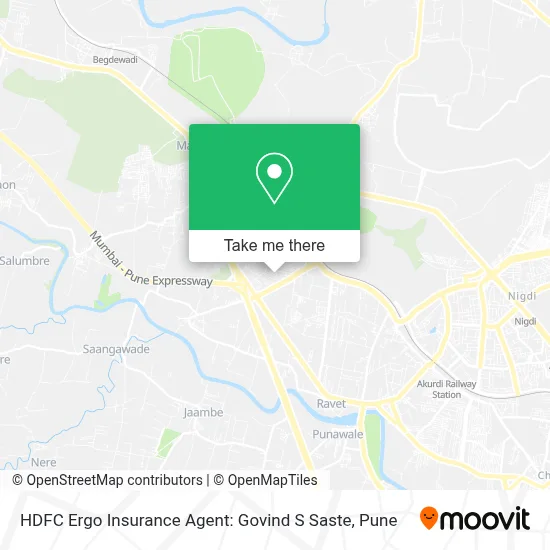 HDFC Ergo Insurance Agent: Govind S Saste map