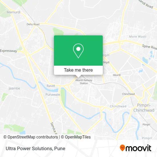 Ultra Power Solutions map