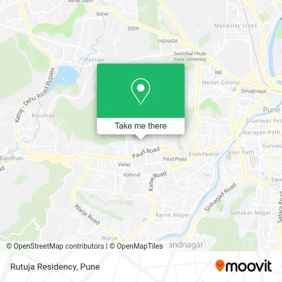 Rutuja Residency map