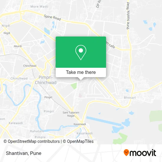 Shantivan map