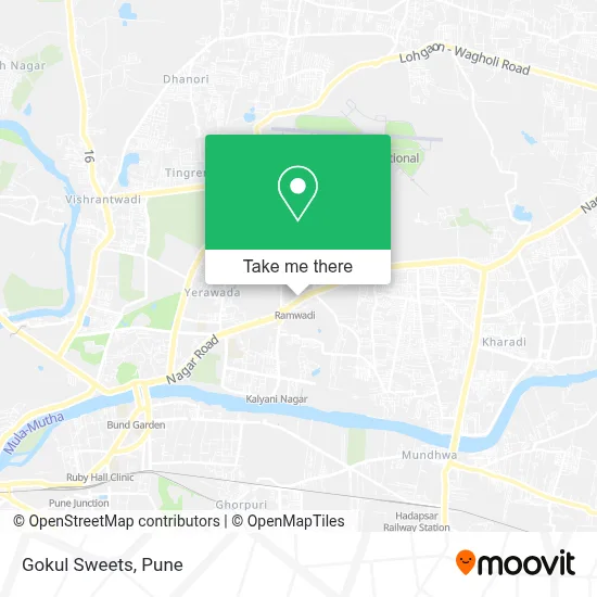 Gokul Sweets map