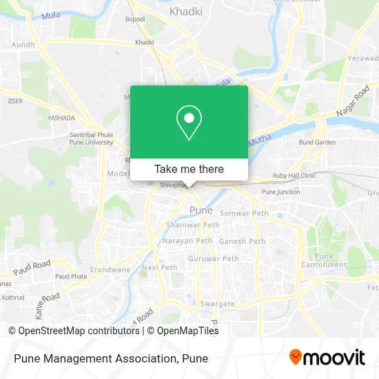 Pune Management Association map