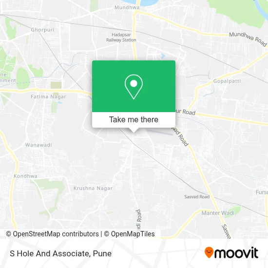 S Hole And Associate map