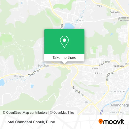 Hotel Chandani Chouk map