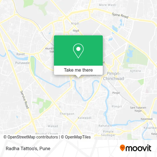 Radha Tattoo's map