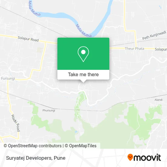 Suryatej Developers map