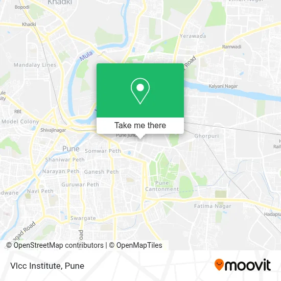 Vlcc Institute map