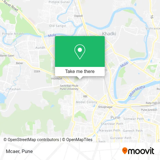 Mcaer map
