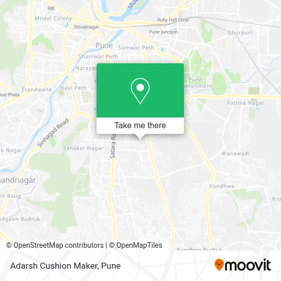 Adarsh Cushion Maker map