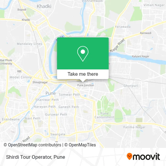 Shirdi Tour Operator map