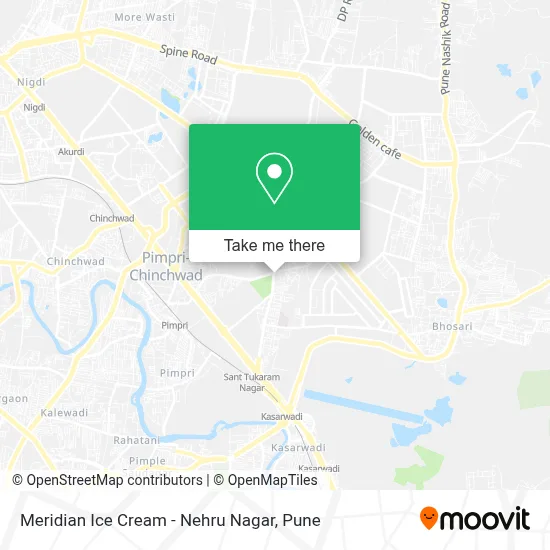 Meridian Ice Cream - Nehru Nagar map