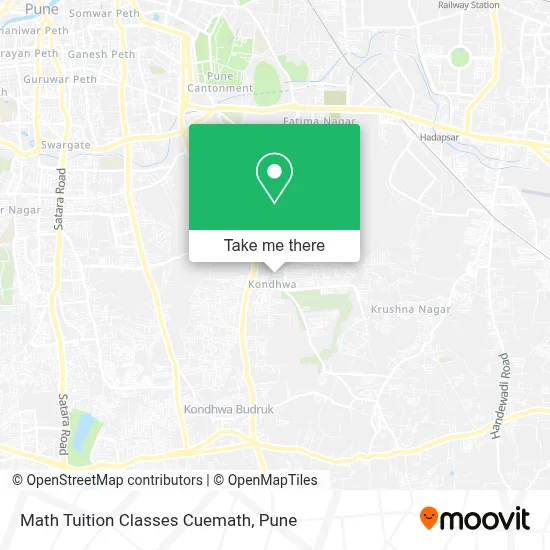 Math Tuition Classes Cuemath map