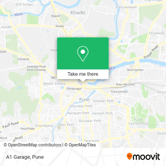 A1 Garage map
