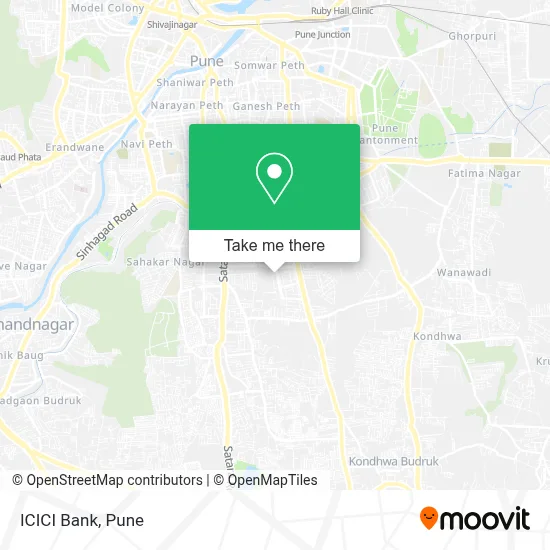 ICICI Bank map