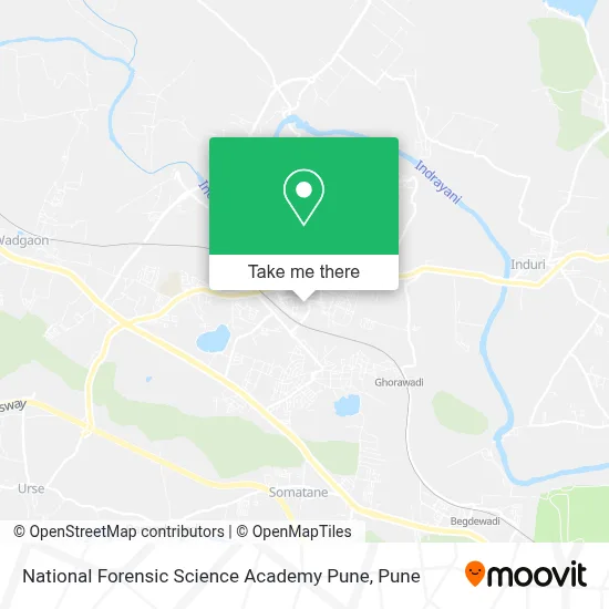 National Forensic Science Academy Pune map
