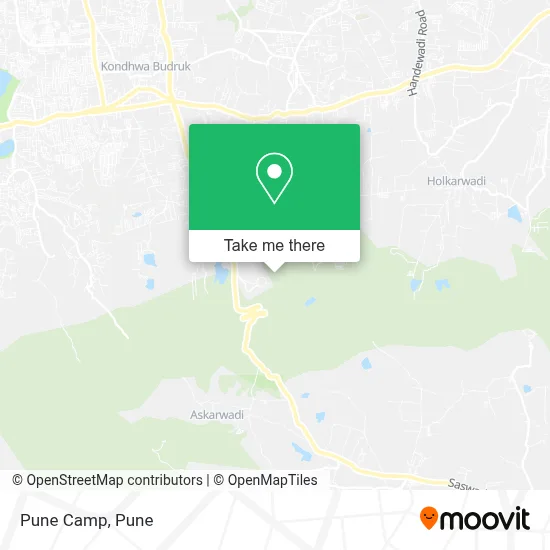 Pune Camp map