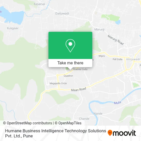 Humane Business Intelligence Technology Solutions Pvt. Ltd. map