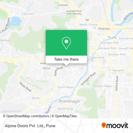 Alpine Doors Pvt. Ltd. map