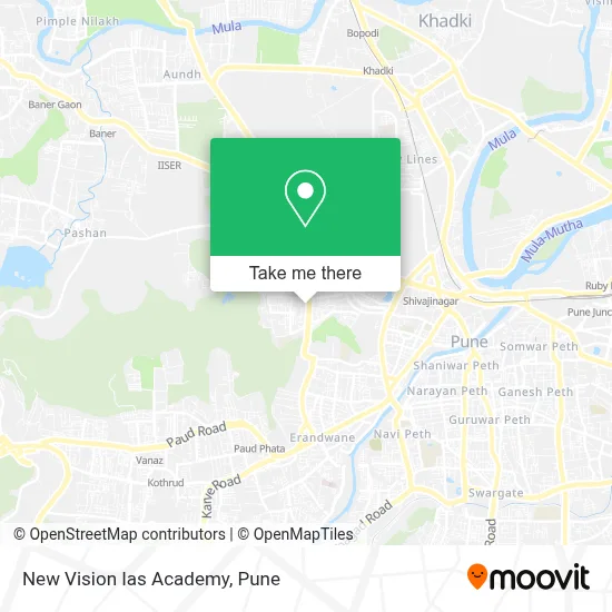 New Vision Ias Academy map