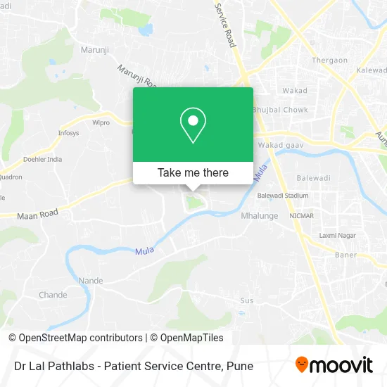 Dr Lal Pathlabs - Patient Service Centre map