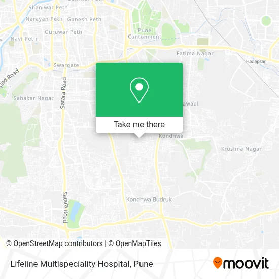 Lifeline Multispeciality Hospital map
