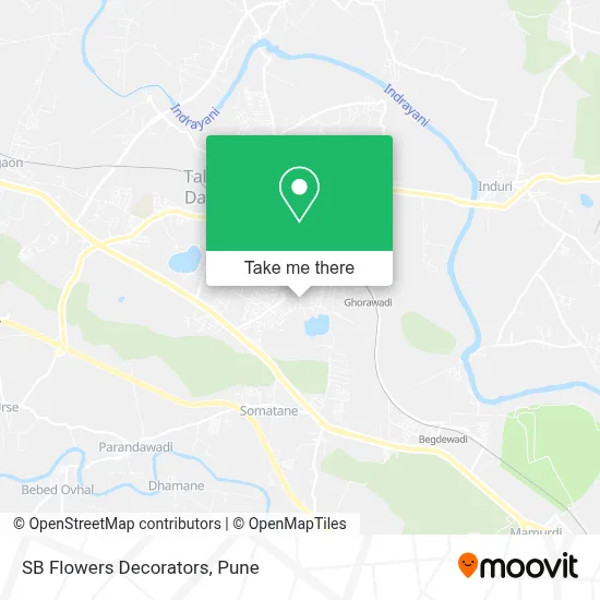 SB Flowers Decorators map