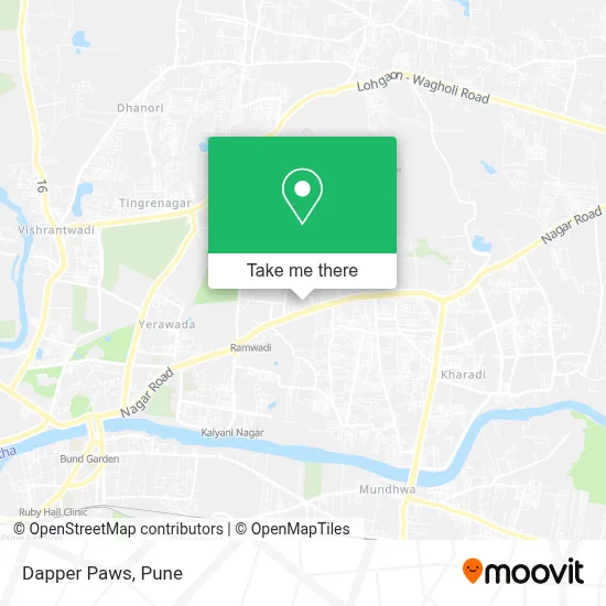 Dapper Paws map