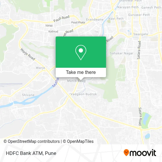 HDFC Bank Atm map