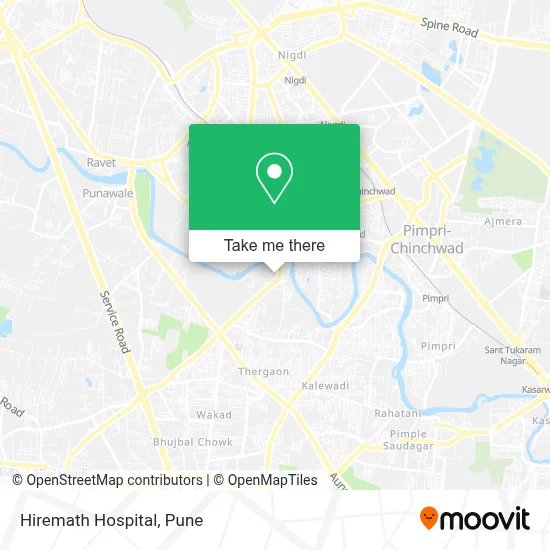 Hiremath Hospital map