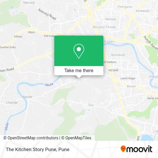 The Kitchen Story Pune map