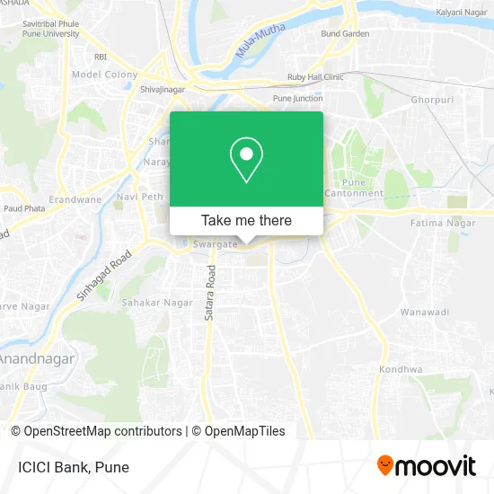 ICICI Bank map