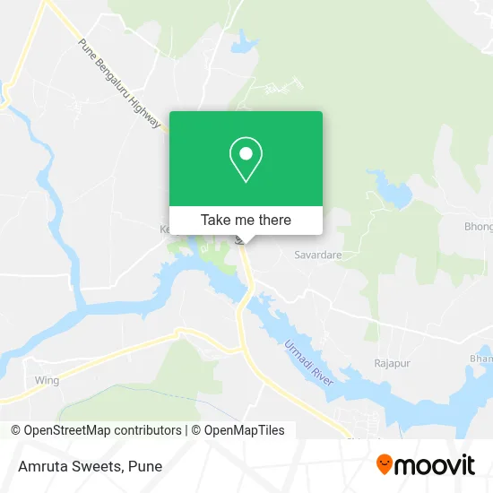 Amruta Sweets map