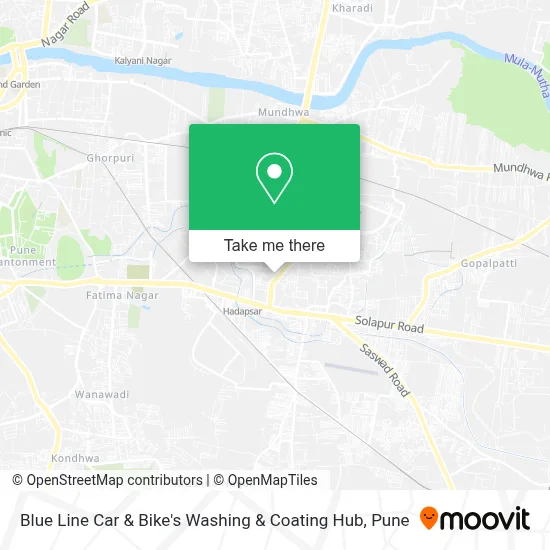 Blue Line Car & Bike's Washing & Coating Hub map