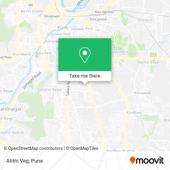 Atithi Veg map