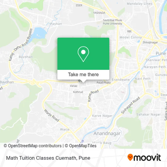 Math Tuition Classes Cuemath map