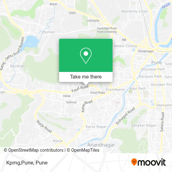 Kpmg,Pune map
