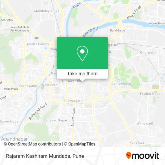 Rajaram Kashiram Mundada map