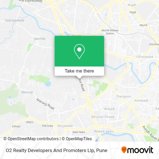O2 Realty Developers And Promoters Llp map