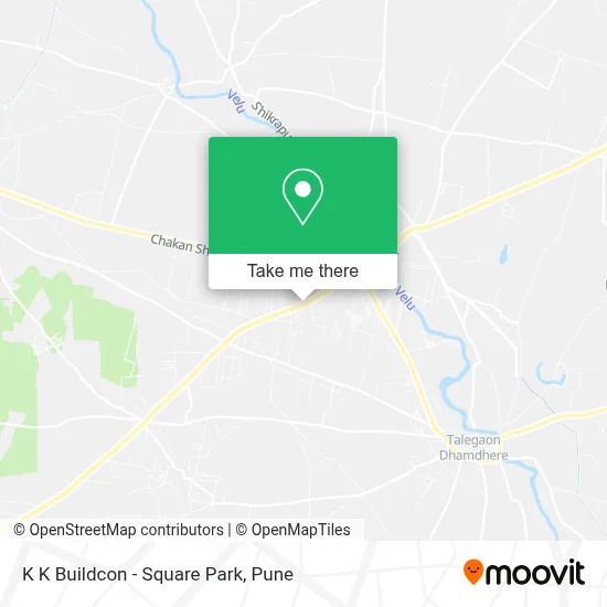 K K Buildcon - Square Park map