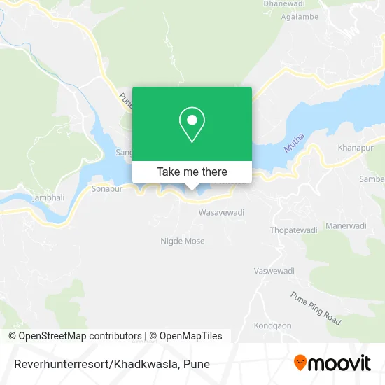 Reverhunterresort/Khadkwasla map