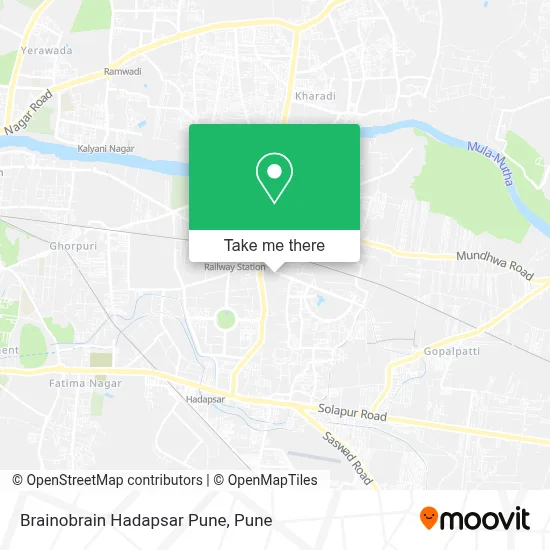 Brainobrain Hadapsar Pune map